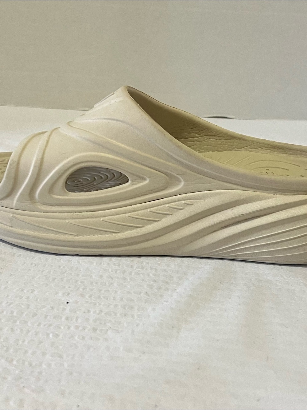 Vionic Recover Rx Cream Open Toe Sandals Slides - Picture 6 of 8